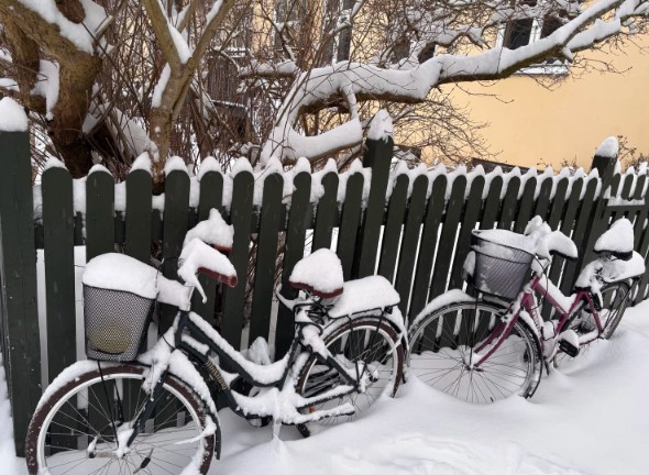 Danimarka Meteoroloji Enstitüsü (DMI), Danimarka'nın büyük bir bölümünde, özellikle Kuzey Jutland'da, Cuma öğleden sonrasına veya akşamına kadar sürmesi beklenen yoğun kar yağışı ve tipi konusunda uyarıda bulundu.